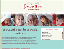 Tablet Screenshot of discoveryland-preschool.com